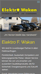 Mobile Screenshot of elektro-wakan.de